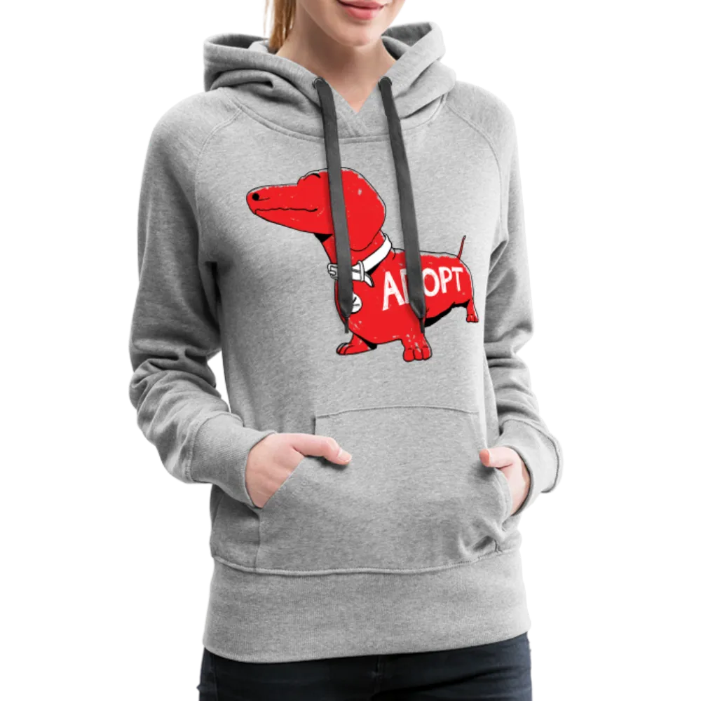 "Big Red Dog" Contoured Premium Hoodie