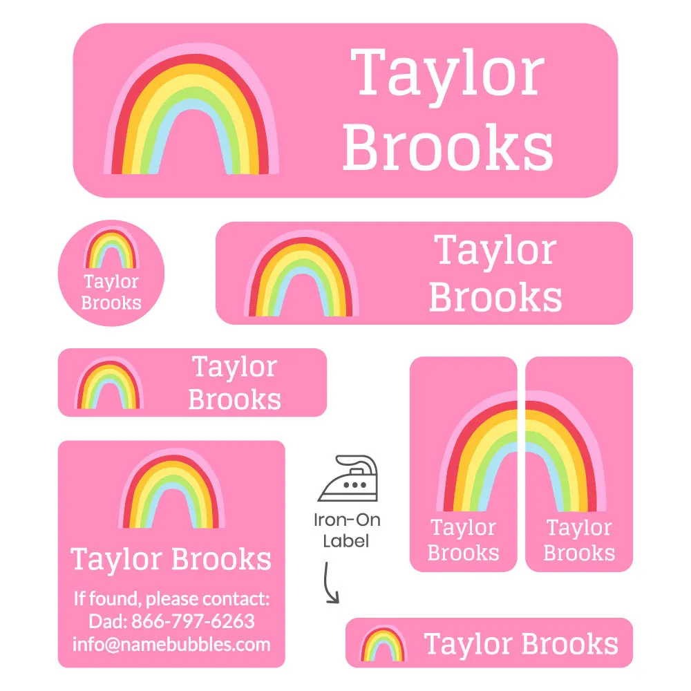 Rainbows Sleepaway Camp Labels Pack