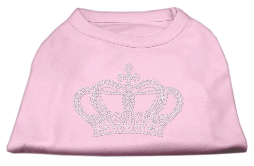 Rhinestone Crown Shirts Light Pink XXL (18)