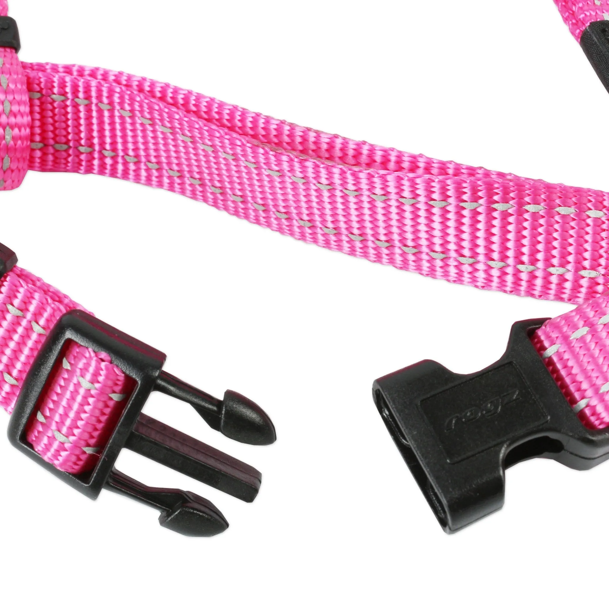 Rogz Classic Reflective Harness Pink