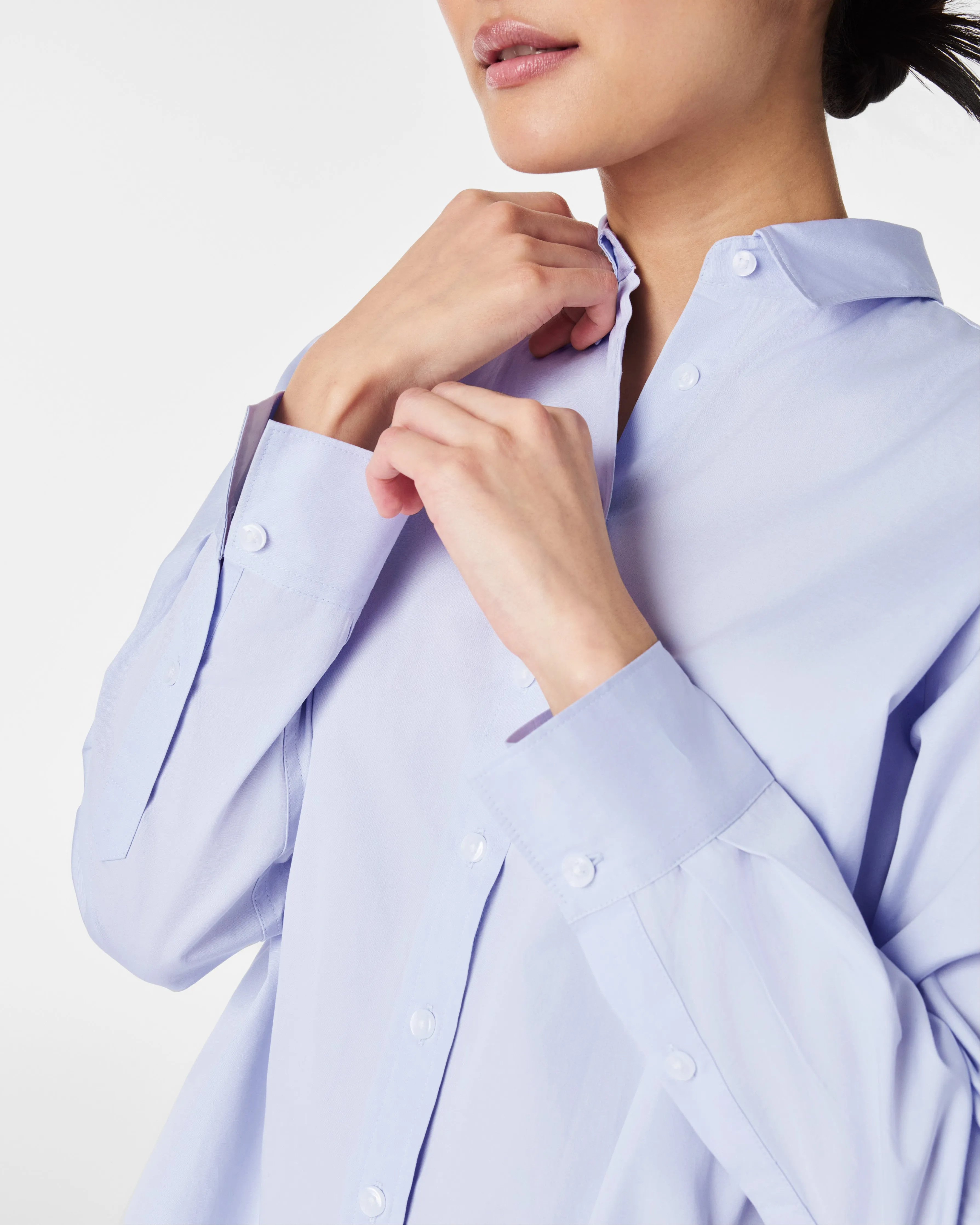 SPANX® Poplin Oversized Button-Down