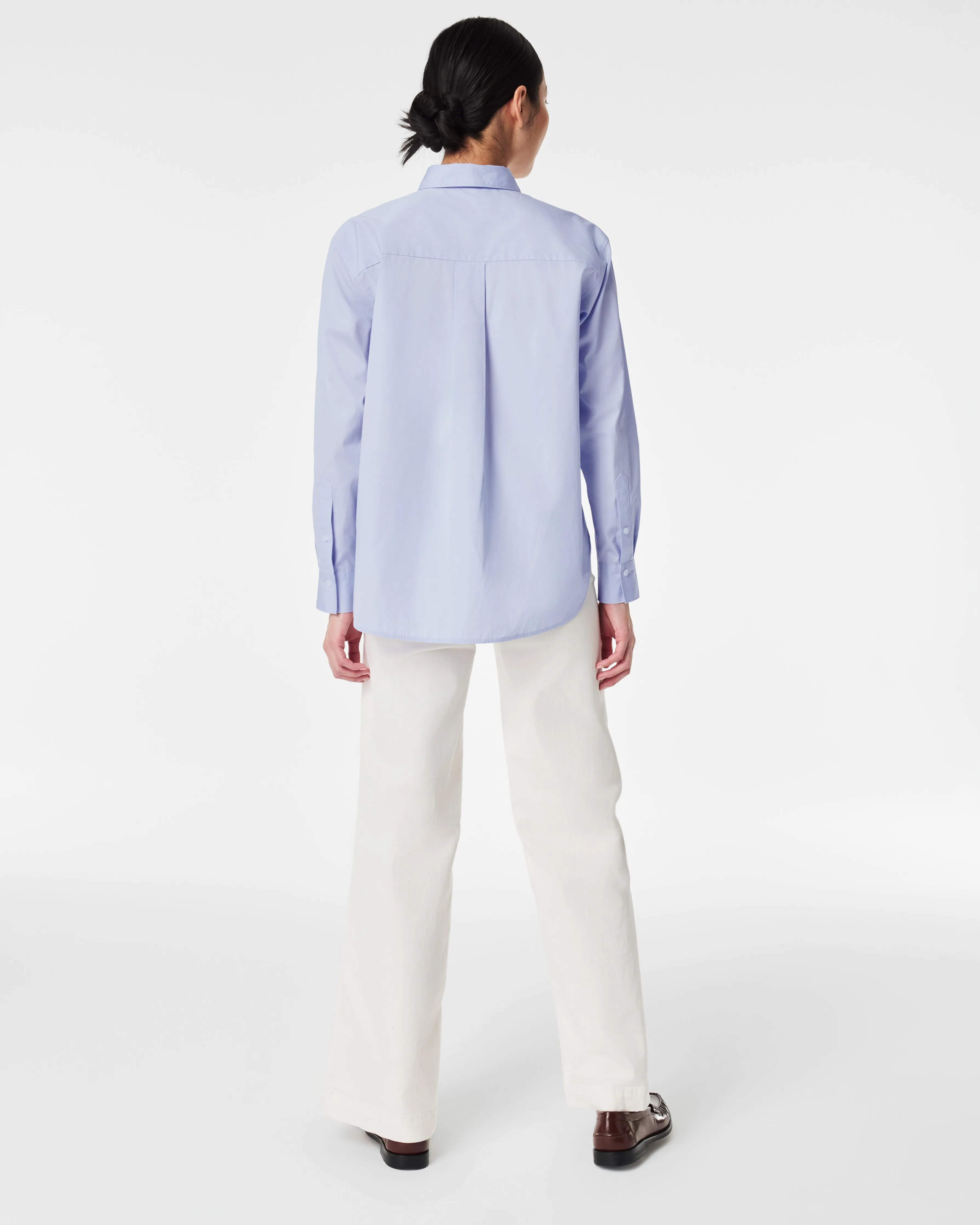 SPANX® Poplin Oversized Button-Down