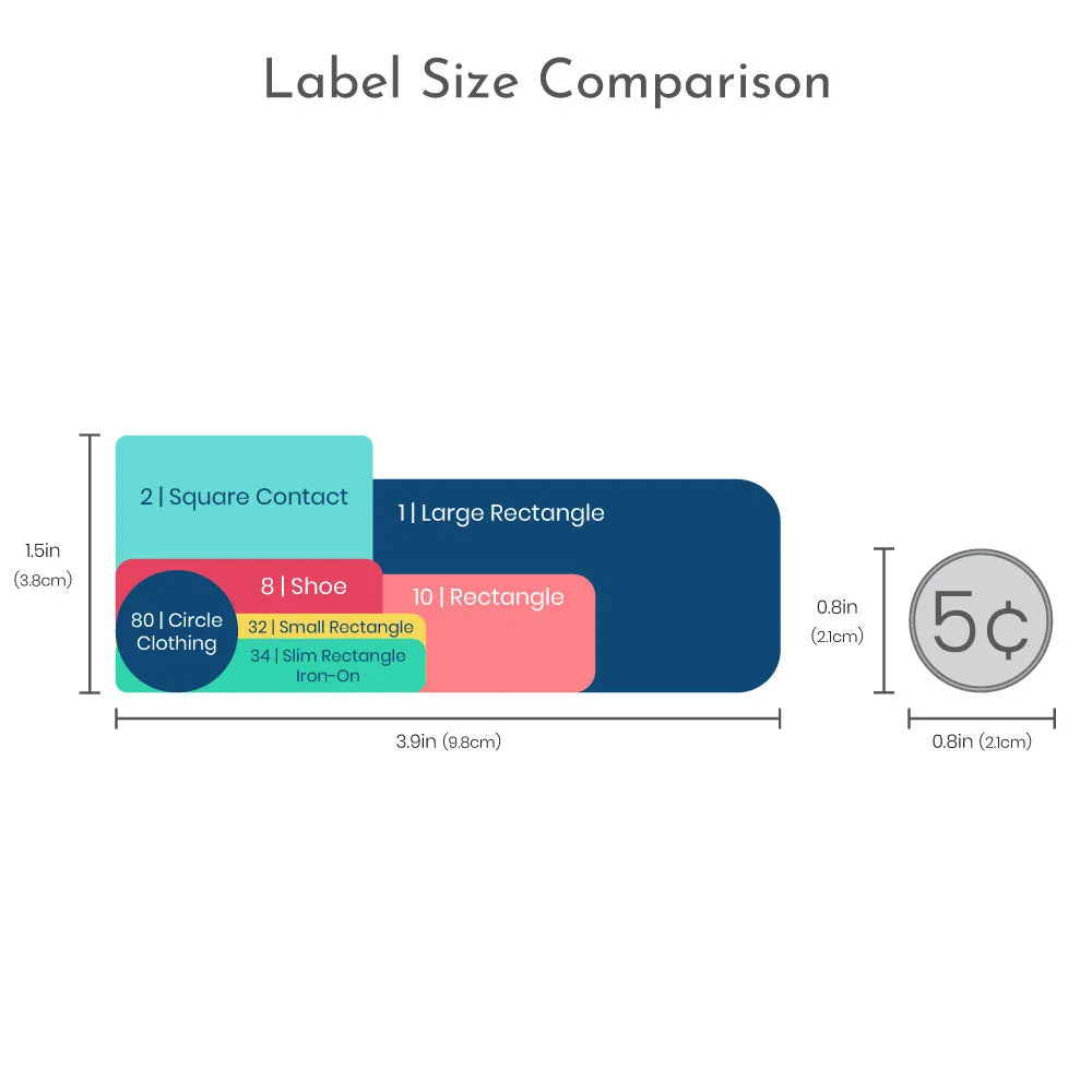 Split Sleepaway Camp Labels Pack