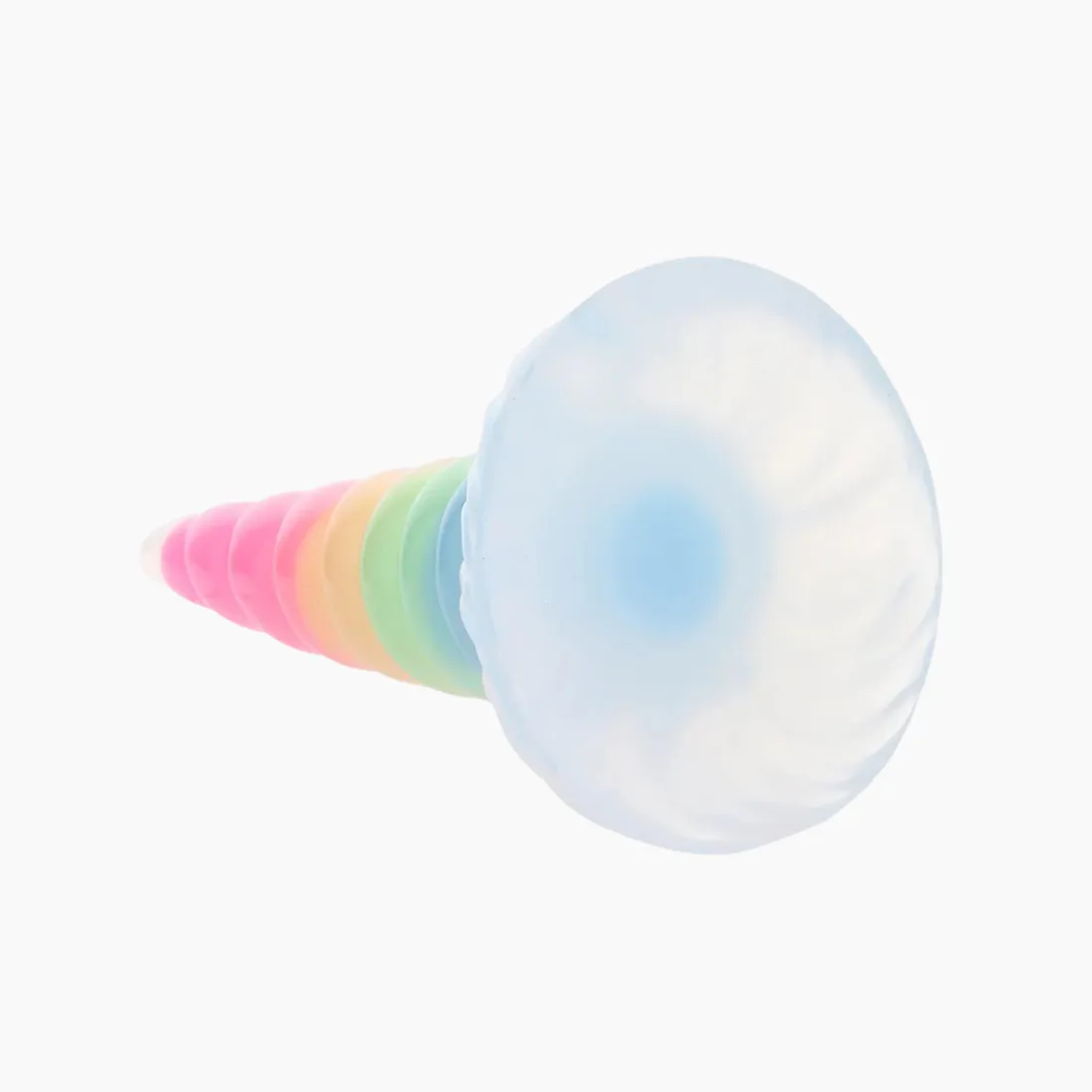 Uni-Glow Rainbow Silicone Dildo