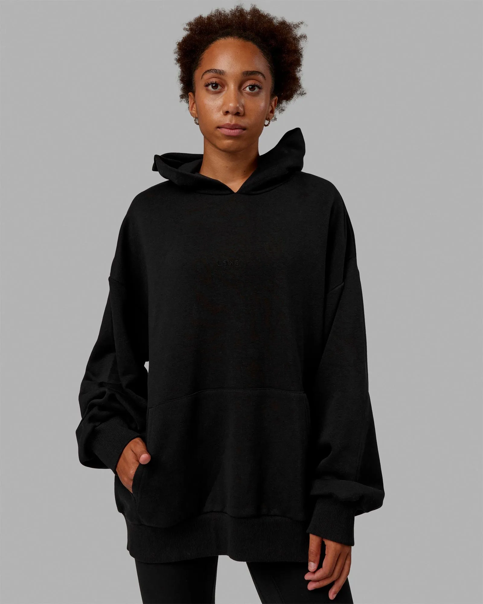 Unisex MVP Hoodie Oversize - Black