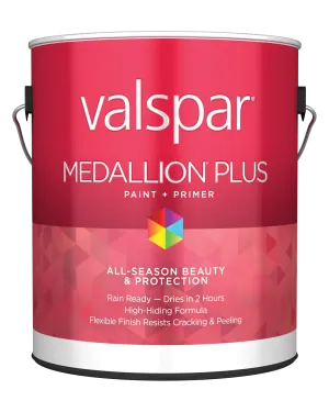 Valspar® Medallion® Plus Exterior Paint   Primer Flat 1 Gallon Tint Base