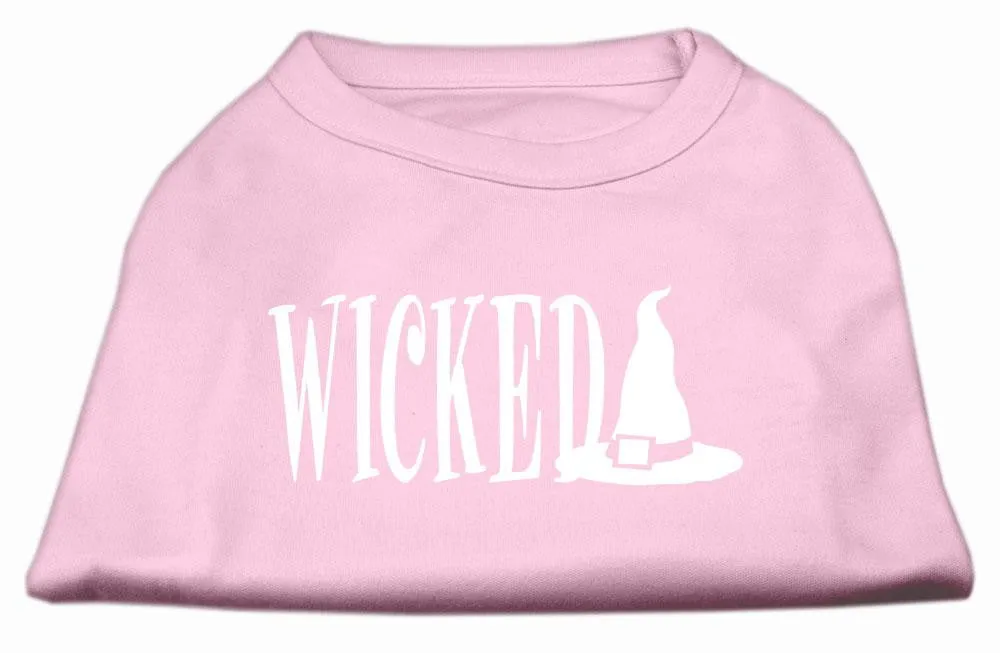 Wicked Screen Print Shirt Light Pink S (10)