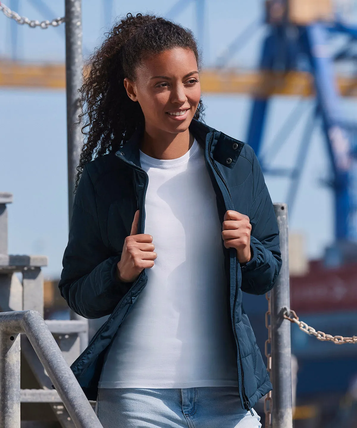 Womens cross jacket | French Navy