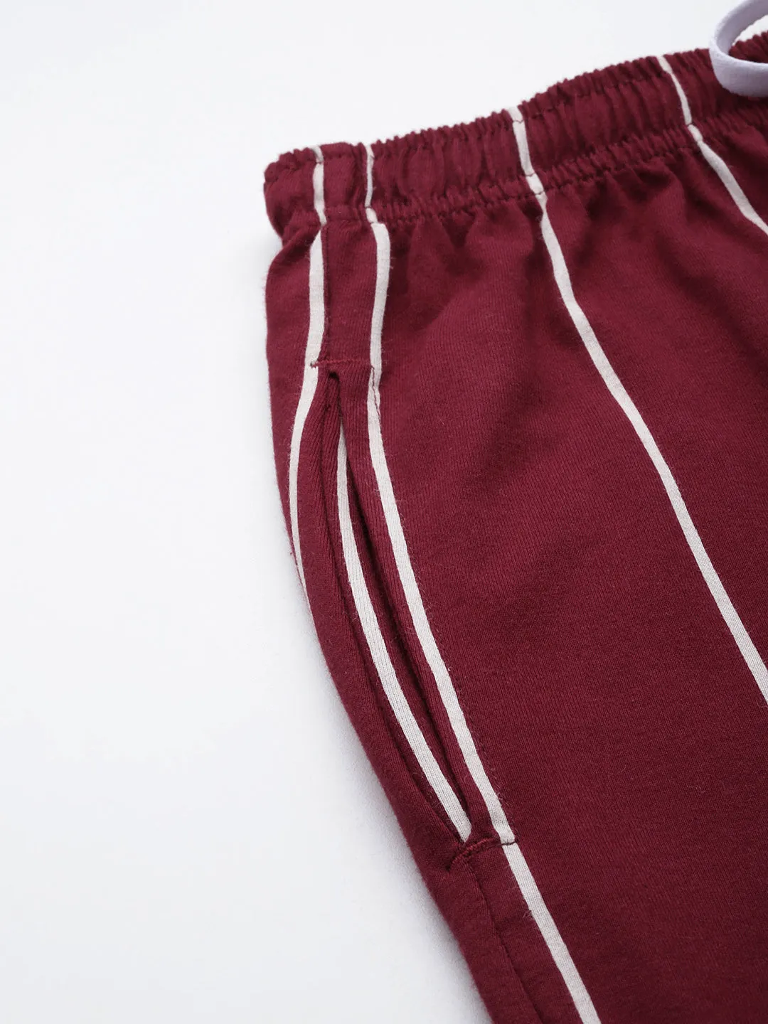 Women's Printed Cotton Maroon Lounge Pants | LDLW-2317-1 |